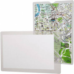 OXFORD - 50 Piece Clear Sheet Protectors-Envelopes - 8" High x 5" Wide - Makers Industrial Supply