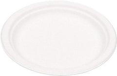 ECO PRODUCTS - Eco-Products Compostable Sugarcane Dinnerware, 9" Plate - White - Makers Industrial Supply