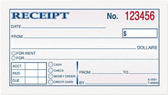 TOPS - 50 Sheet, 2-3/4 x 4-7/8", Receipt Book - White - Makers Industrial Supply