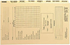 Samsill - 14 x 8 1/2" Classification Folders-Top Tab Fastener - Manila - Makers Industrial Supply