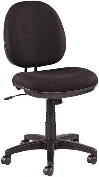 ALERA - 16-1/2" High Office/Managerial/Executive Chair - 19" Wide x 17" Deep, 100% Acrylic Seat, Black - Makers Industrial Supply