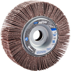 4″ × 1″ × 5/8″ Metalite R265 Flap Wheel 120 Grit Aluminum Oxide - Makers Industrial Supply