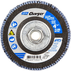 ‎4-1/2″ × 1/4″ × 5/8″ Jumbo Charger R822 Flap Disc Type 27 Jumbo 40 Grit - Makers Industrial Supply