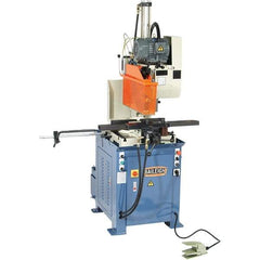 Baileigh - 4 Cutting Speeds, 17" Blade Diam, Cold Saw - 35 & 120 RPM Blade Speed, Floor Machine, 3 Phase, Compatible with Ferrous Material - Makers Industrial Supply