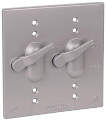 Thomas & Betts - Electrical Outlet Box Aluminum Switch Cover - Includes Gasket & Screw - Makers Industrial Supply