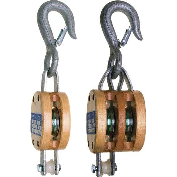 Campbell - Blocks & Pulleys Type: Shell Block Rope Type: Fibrous - Makers Industrial Supply