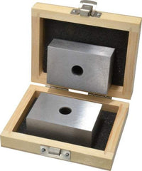 Fowler - 0.0003 Squareness Per Inch, Hardened Steel, 1-2-3 Block with 1 Hole Setup Block - 0.0002 Inch Overall Tolerance, 5/16 - 18 Inch Tapped Hole Size, 55-60 HRC Hardness, Sold As Matched Pair - Makers Industrial Supply