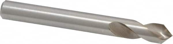 Cleveland - 3/8" Body Diam, 90°, 3-1/8" OAL, High Speed Steel Spotting Drill - Makers Industrial Supply