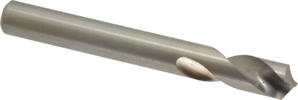 Cleveland - 3/8" Body Diam, 120°, 3-1/8" OAL, High Speed Steel Spotting Drill - Makers Industrial Supply