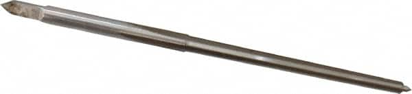 Cleveland - #5/0 Pin, 0.0966" Diam, 0.0719" Small End, 7/64" Diam Straight Shank, 1-3/16" Flute, Taper Pin Reamer - Makers Industrial Supply