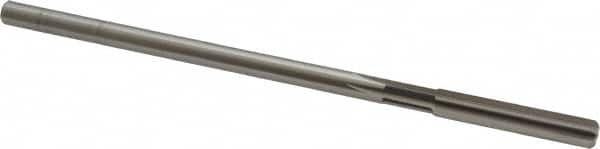 Cleveland - 9/32" High Speed Steel 6 Flute Chucking Reamer - Straight Flute, Straight Shank, 1-1/2" Flute Length, 6" OAL - Makers Industrial Supply