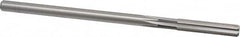 Cleveland - 19/64" High Speed Steel 6 Flute Chucking Reamer - Straight Flute, Straight Shank, 1-1/2" Flute Length, 6" OAL - Makers Industrial Supply