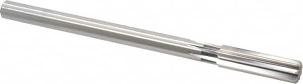 Cleveland - 21/32" High Speed Steel 8 Flute Chucking Reamer - Straight Flute, Straight Shank, 2-1/4" Flute Length, 9" OAL - Makers Industrial Supply