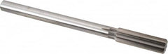 Cleveland - 25/32" High Speed Steel 8 Flute Chucking Reamer - Straight Flute, Straight Shank, 2-1/2" Flute Length, 9-1/2" OAL - Makers Industrial Supply