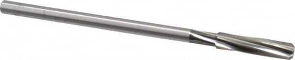 Cleveland - 11/32" High Speed Steel 6 Flute Chucking Reamer - Spiral Flute, Straight Shank, 1-1/2" Flute Length, 6" OAL - Makers Industrial Supply