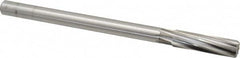 Cleveland - 5/8" High Speed Steel 8 Flute Chucking Reamer - Spiral Flute, Straight Shank, 2-1/4" Flute Length, 9" OAL - Makers Industrial Supply