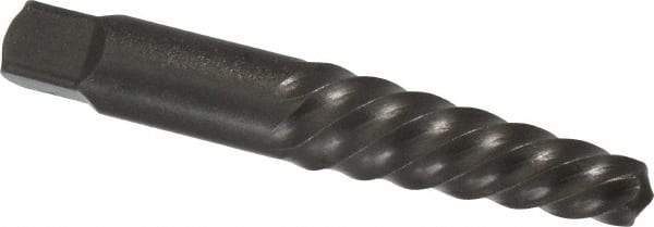 Cleveland - Spiral Flute Screw Extractor - #6 Extractor for 3/4 to 1" Screw, 3-3/4" OAL - Makers Industrial Supply