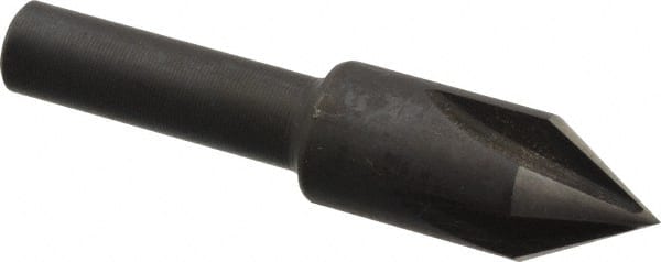 Cleveland - 3/8" Head Diam, 1/4" Shank Diam, 4 Flute 60° High Speed Steel Countersink - Makers Industrial Supply