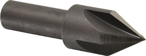 Cleveland - 3/4" Head Diam, 1/2" Shank Diam, 4 Flute 60° High Speed Steel Countersink - Makers Industrial Supply