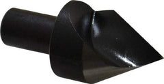 Cleveland - 1-1/2" Head Diam, 3/4" Shank Diam, 1 Flute 60° High Speed Steel Countersink - Oxide Finish, 2-7/8" OAL, Single End, Straight Shank, Right Hand Cut - Makers Industrial Supply