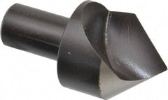 Cleveland - 1-1/2" Head Diam, 3/4" Shank Diam, 1 Flute 82° High Speed Steel Countersink - Oxide Finish, 2-7/8" OAL, Single End, Straight Shank, Right Hand Cut - Makers Industrial Supply