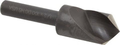 Cleveland - 1/2" Head Diam, 1/4" Shank Diam, 1 Flute 100° High Speed Steel Countersink - Makers Industrial Supply