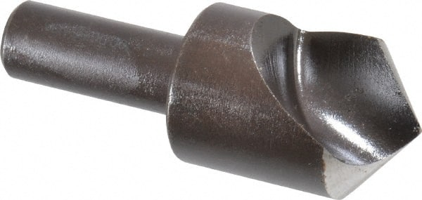 Cleveland - 1" Head Diam, 1/2" Shank Diam, 1 Flute 100° High Speed Steel Countersink - Makers Industrial Supply