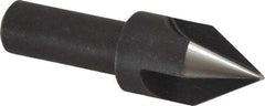 Cleveland - 3/4" Head Diam, 1/2" Shank Diam, 3 Flute 60° High Speed Steel Countersink - Oxide Finish, 2-5/8" OAL, Single End, Straight Shank, Right Hand Cut - Makers Industrial Supply