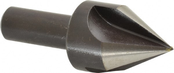 Cleveland - 1" Head Diam, 1/2" Shank Diam, 3 Flute 60° High Speed Steel Countersink - Makers Industrial Supply