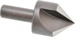 Cleveland - 1-1/4" Head Diam, 1/2" Shank Diam, 3 Flute 82° High Speed Steel Countersink - Oxide Finish, 2-3/4" OAL, Single End, Straight Shank, Right Hand Cut - Makers Industrial Supply