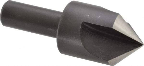 Cleveland - 1" Head Diam, 1/2" Shank Diam, 3 Flute 90° High Speed Steel Countersink - Oxide Finish, 2-3/4" OAL, Single End, Straight Shank, Right Hand Cut - Makers Industrial Supply