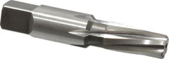 Cleveland - 1/8" Pipe, 0.362" Diam, 0.316" Small End Diam, Straight Shank, 19.05mm Flute, Taper Pipe Reamer - Makers Industrial Supply