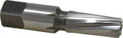 Cleveland - 1/4" Pipe, 0.472" Diam, 13/32" Small End Diam, Straight Shank, 1-1/16" Flute, Taper Pipe Reamer - Makers Industrial Supply