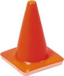 PRO-SAFE - 5" High, Orange Sport Traffic Cone - 3" Base Width, 1 Lb, PVC - Makers Industrial Supply