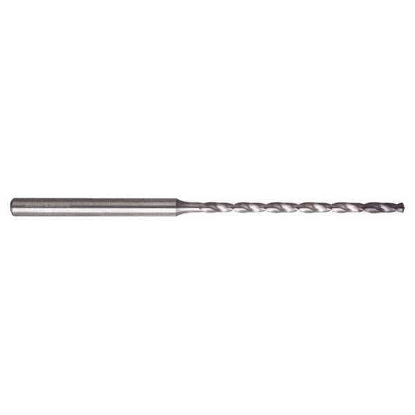 Micro Drill Bit: 0.063″ Dia, 135 °, Solid Carbide TiAlN Finish, RH Cut, Straight-Cylindrical Shank, Series 6412