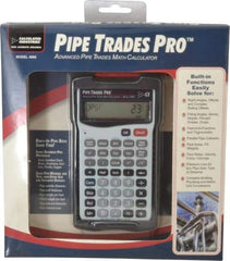 Calculated Industries - 58 Function Pipe Trades Industrial Calculator - 5.6299 Inch Long x 3 Inch Wide - Makers Industrial Supply