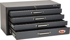 Huot - 4 Drawer, 1/4-20 to 1-14 Tap Storage - 26" Wide x 12" Deep x 12-1/2" High, Steel - Makers Industrial Supply