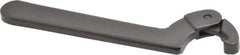 Proto - 3/4" to 2" Capacity, Black Oxide Finish, Adjustable Hook Spanner Wrench - 6-3/8" OAL, 1/8" Hook Pin Height - Makers Industrial Supply