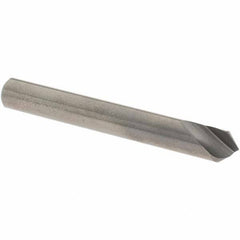 OSG - 1/4" Head Diam, 1/4" Shank Diam, 1 Flute 90° Solid Carbide Countersink - Makers Industrial Supply