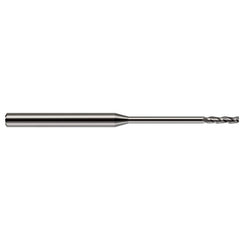 Harvey Tool - Square End Mills; Mill Diameter (mm): 1.20 ; Mill Diameter (Inch): 3/64 ; Mill Diameter (Decimal Inch): 0.0470 ; Length of Cut (Inch): 1/4 ; Length of Cut (Decimal Inch): 0.2500 ; Material: Solid Carbide - Exact Industrial Supply