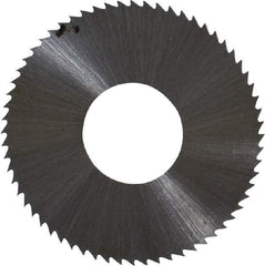 Controx - 1" Diam x 0.0156" Blade Thickness x 3/8" Arbor Hole Diam, 64 Tooth Slitting and Slotting Saw - Arbor Connection, Right Hand, Uncoated, High Speed Steel, Concave Ground - Makers Industrial Supply