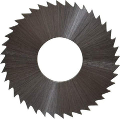 Controx - 1" Diam x 0.0469" Blade Thickness x 3/8" Arbor Hole Diam, 40 Tooth Slitting and Slotting Saw - Arbor Connection, Right Hand, Uncoated, Cobalt, Concave Ground, Contains Keyway - Makers Industrial Supply