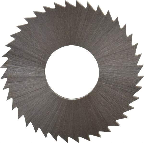 Controx - 1" Diam x 1/16" Blade Thickness x 3/8" Arbor Hole Diam, 40 Tooth Slitting and Slotting Saw - Arbor Connection, Right Hand, Uncoated, Cobalt, Concave Ground, Contains Keyway - Makers Industrial Supply