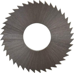 Controx - 1" Diam x 1/16" Blade Thickness x 3/8" Arbor Hole Diam, 40 Tooth Slitting and Slotting Saw - Arbor Connection, Right Hand, Uncoated, Cobalt, Concave Ground, Contains Keyway - Makers Industrial Supply