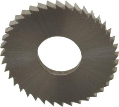 Controx - 1" Diam x 0.0781" Blade Thickness x 3/8" Arbor Hole Diam, 40 Tooth Slitting and Slotting Saw - Arbor Connection, Right Hand, Uncoated, Cobalt, Concave Ground, Contains Keyway - Makers Industrial Supply