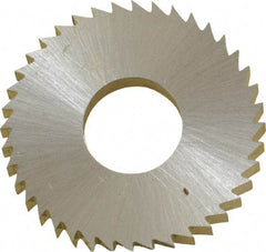 Controx - 1" Diam x 1/8" Blade Thickness x 3/8" Arbor Hole Diam, 40 Tooth Slitting and Slotting Saw - Arbor Connection, Right Hand, Uncoated, Cobalt, Concave Ground, Contains Keyway - Makers Industrial Supply