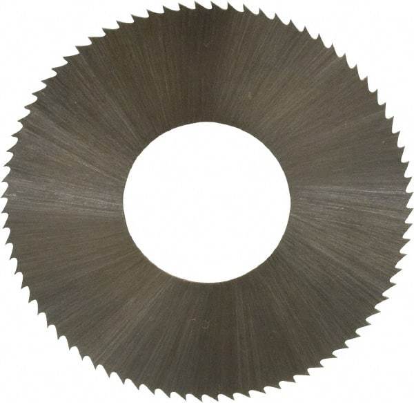 Controx - 1-1/4" Diam x 0.0156" Blade Thickness x 1/2" Arbor Hole Diam, 80 Tooth Slitting and Slotting Saw - Arbor Connection, Right Hand, Uncoated, High Speed Steel, Concave Ground - Makers Industrial Supply