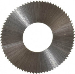 Controx - 1-1/4" Diam x 0.0313" Blade Thickness x 1/2" Arbor Hole Diam, 80 Tooth Slitting & Slotting Saw - Arbor Connection, Right Hand, Uncoated, M2 High Speed Steel, Concave Ground - Makers Industrial Supply