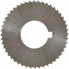 Controx - 1-1/4" Diam x 0.04" Blade Thickness x 1/2" Arbor Hole Diam, 48 Tooth Slitting and Slotting Saw - Arbor Connection, Right Hand, Uncoated, Cobalt, Concave Ground, Contains Keyway - Makers Industrial Supply