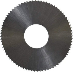 Controx - 1-1/2" Diam x 0.0156" Blade Thickness x 1/2" Arbor Hole Diam, 80 Tooth Slitting and Slotting Saw - Arbor Connection, Right Hand, Uncoated, High Speed Steel, Concave Ground - Makers Industrial Supply